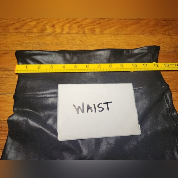 5/$100 SALE - SPANX Black Faux Leather Leggings - Picture 9 of 9